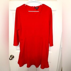 Express Dress w Flounce Bottom (L)